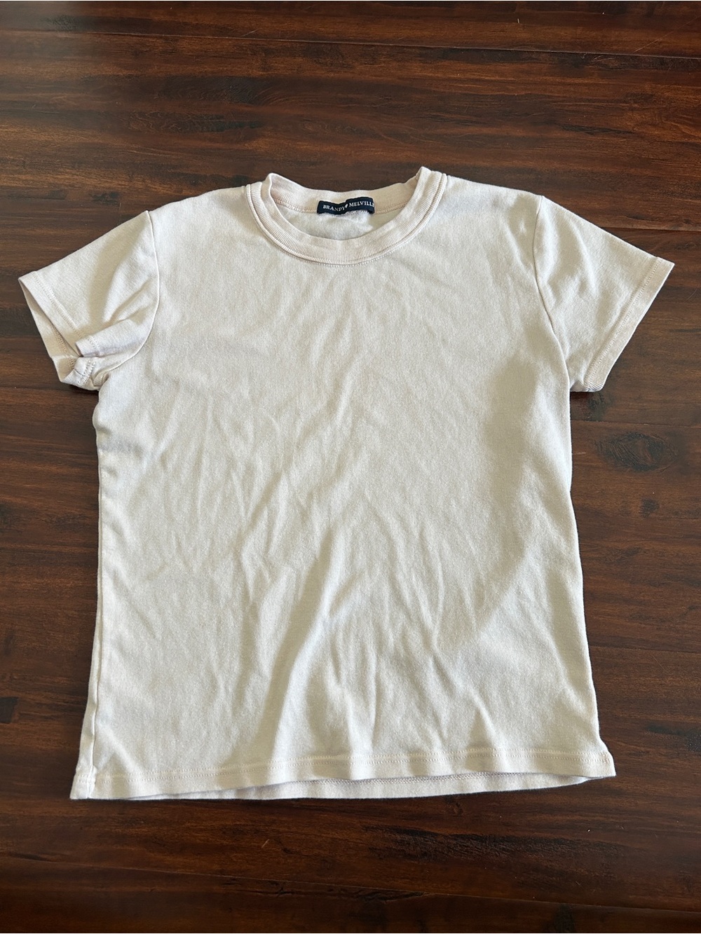 Brandy Melville Light Pink Crewneck Tee